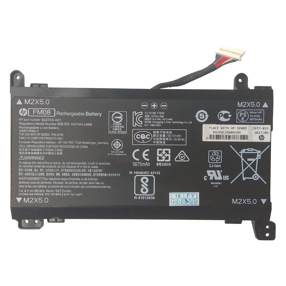 Bater&iacute;a 8c 86wh 3.00ah Lithium-ion Fm08 image number 0.0